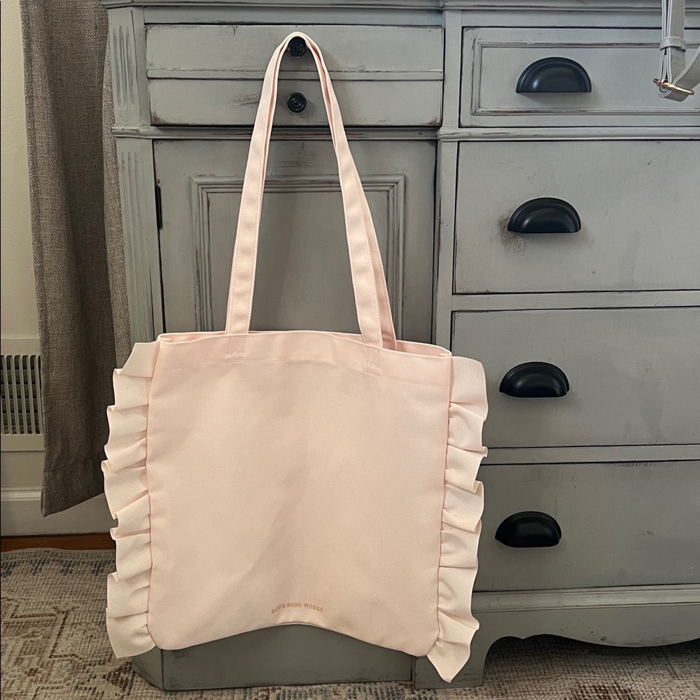 Bath & Body Works light pink Tote Bag